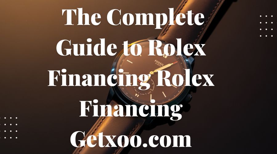 rolex financing