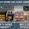 Saks Off Fifth closing and Saks Global bankruptcy 2026 news with store liquidation signs