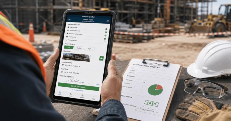 safety management software that works offline for remote locations