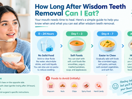 how long after wisdom teeth removal can i eat