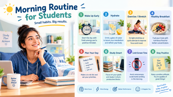 morning routine for students